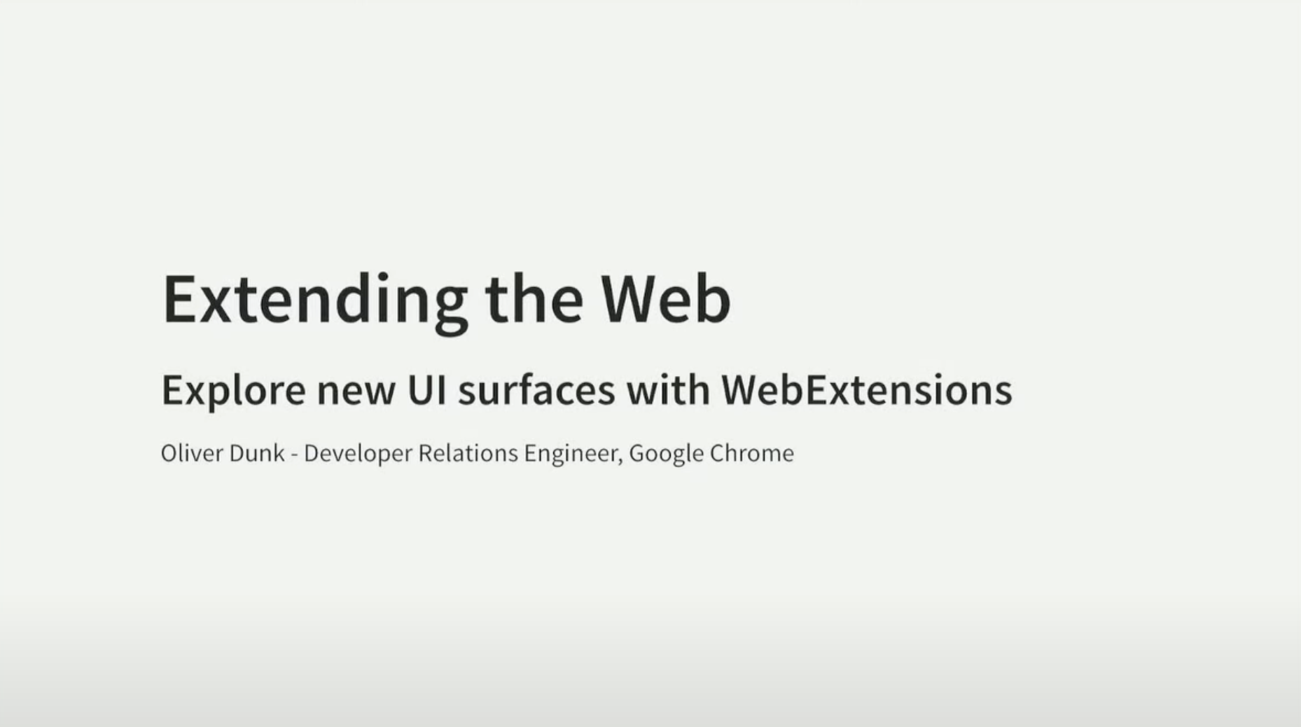 Wey Wey Web Talk Title Slide